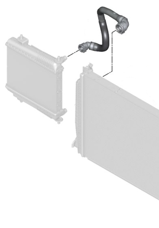 خرطوم ردياتير للردياتير الخارجي